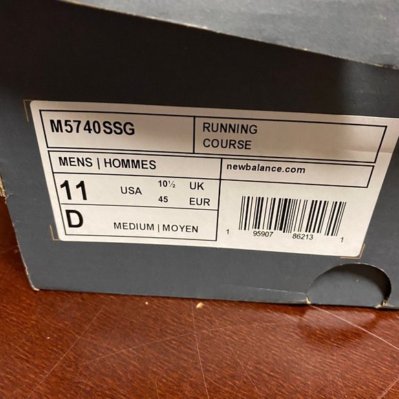 New Balance Mens Blue 57/40 Lace Up Athletic Running Shoes Size US 11 Wide - Picture 5 of 5